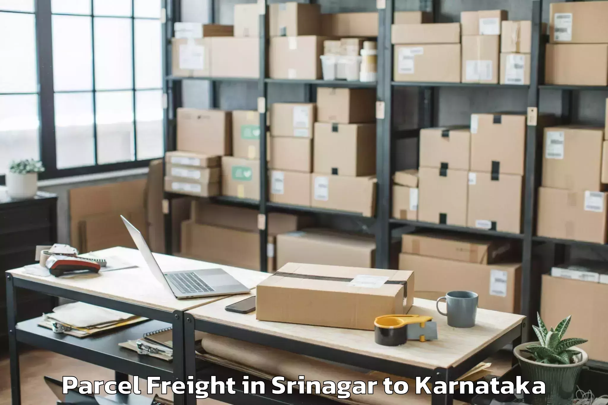 Hassle-Free Srinagar to Karnataka State Law University Parcel Freight